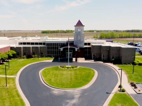 Aerial Shot of Hospital