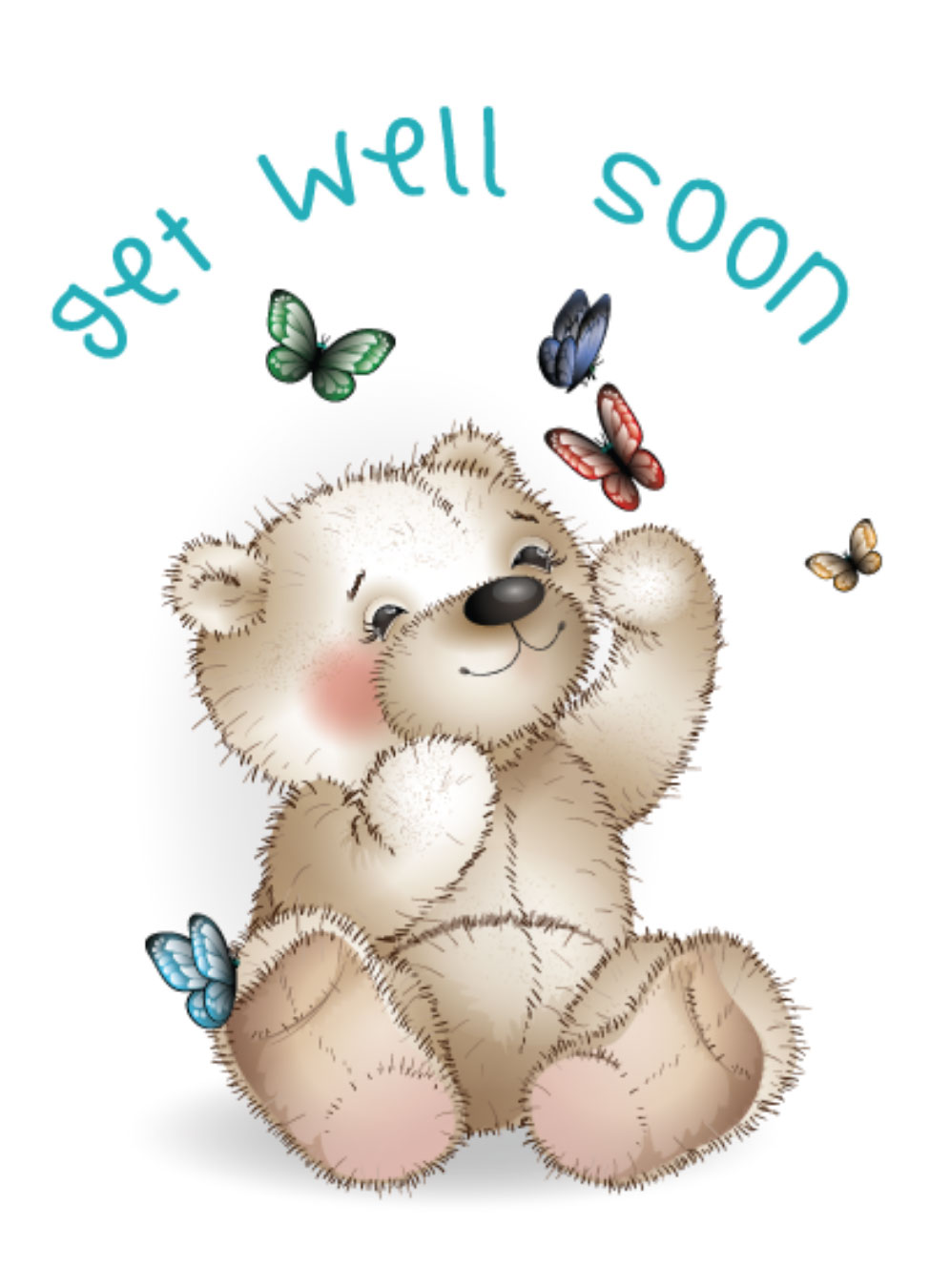Get Well Soon Cute Bear
