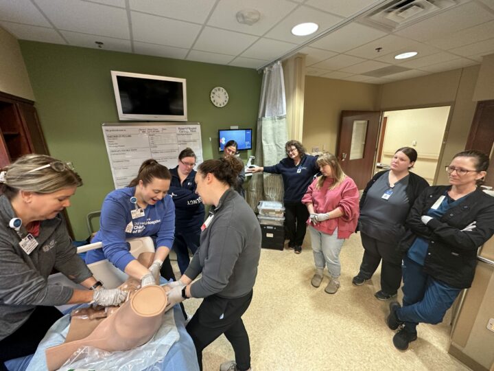 MEMORIAL HOSPITAL EMERGENCY DEPARTMENT STAFF COMPLETE NON-MATERNITY SERVICE TRAINING WITH OSF