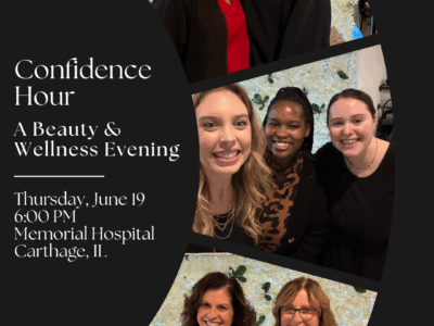 CONFIDENCE HOUR: A BEAUTY & WELLNESS EVENING COMING TO MEMORIAL HOSPITAL
