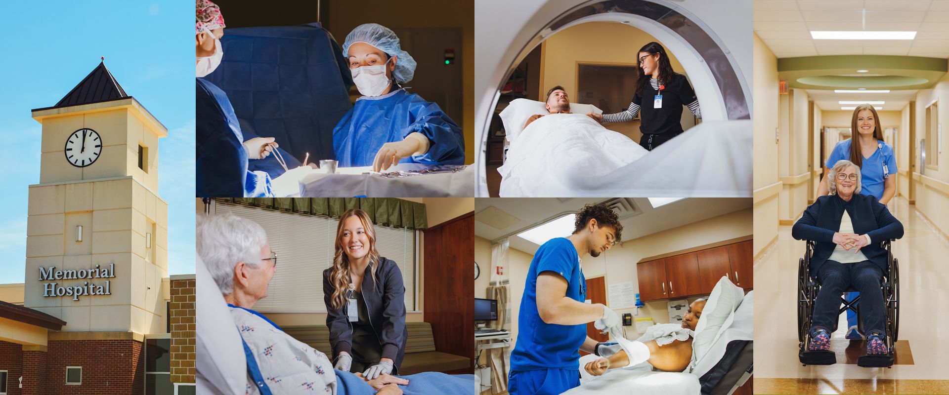 Memorial Hospital Carthage collage with